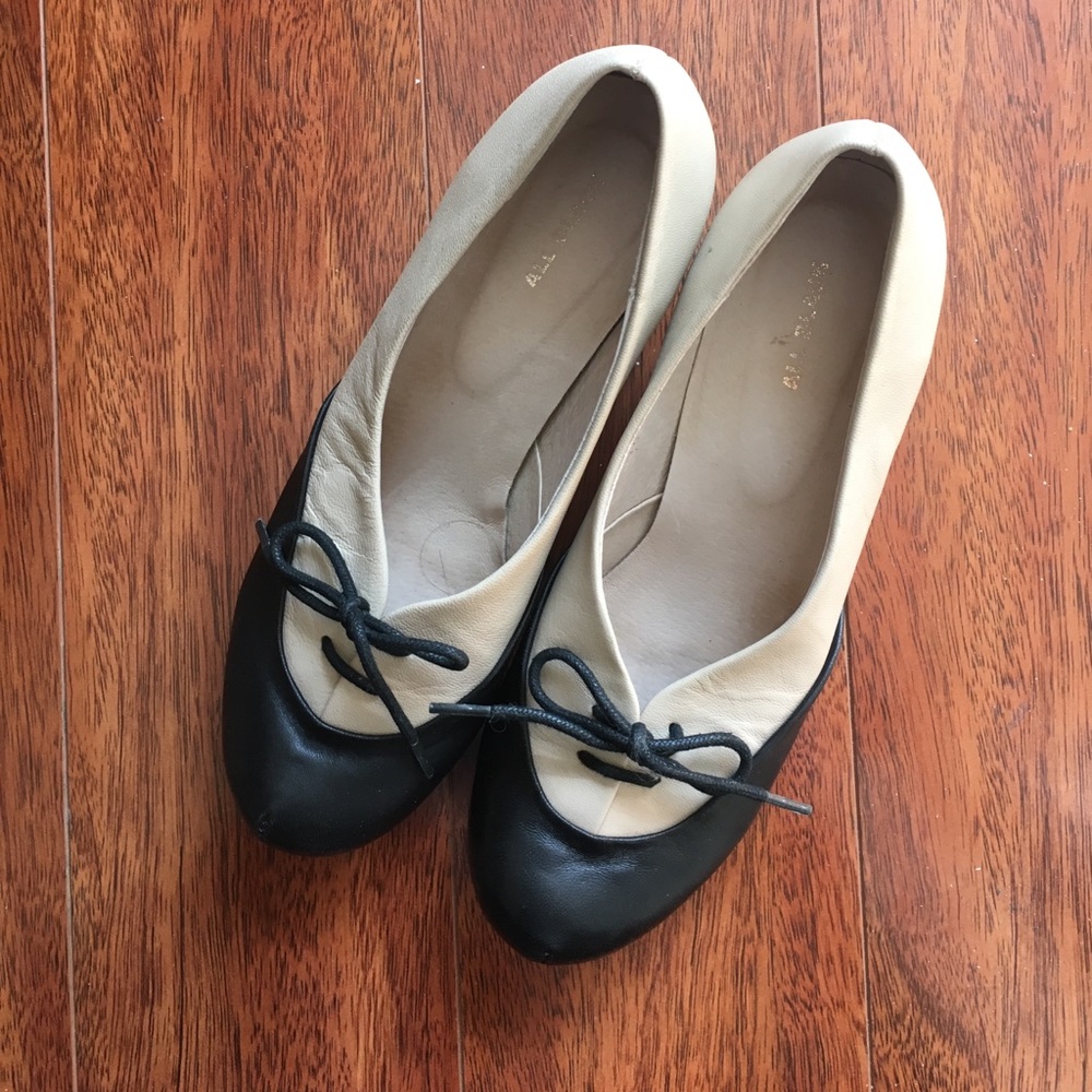 All Black Brand low heel pumps